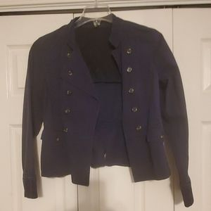 Cropped Navy blazer